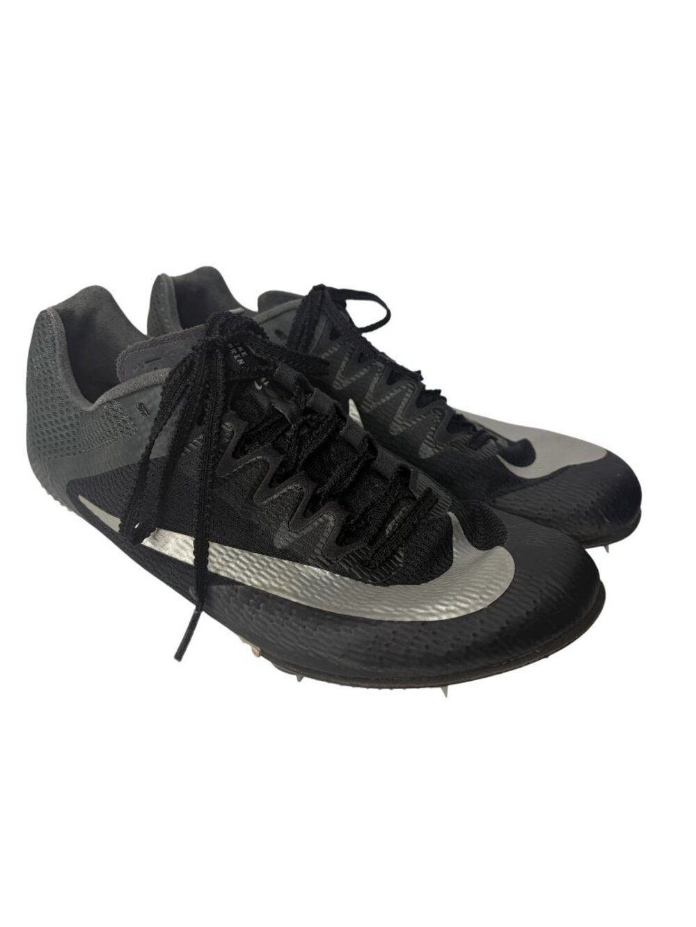 Nike Track and Field Sprinting Spike Shoes Black Size 6